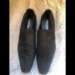Rare Black Suede Prada